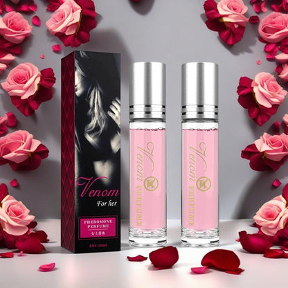 Women's 10ml Portable Pheromone Roller Perfume, Fresh, Natural, Elegant And Long-lasting Fragrance, Suitable For Dating, Travel And Parties In 2025 - DropOnline.co