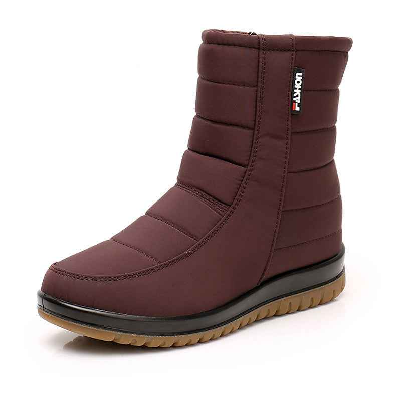 Warm Waterproof And Anti-slip Snow Boots