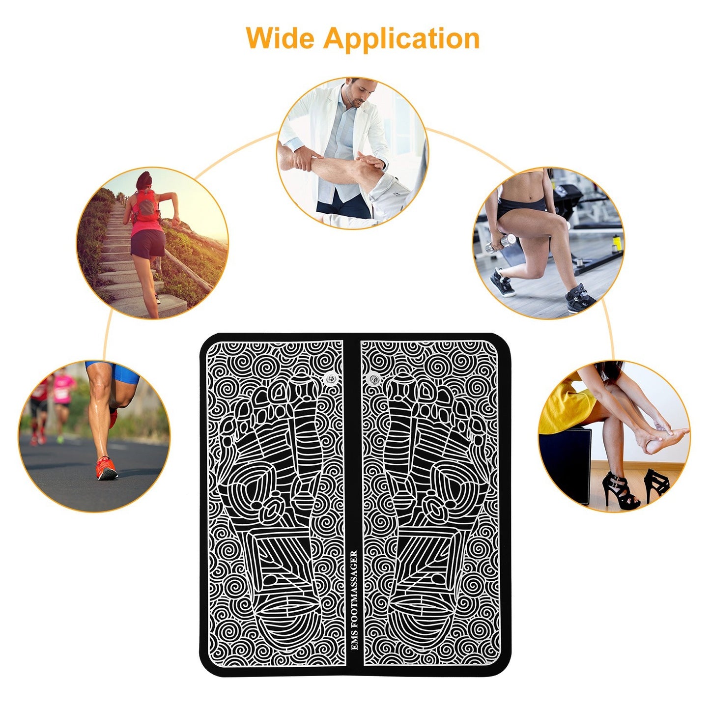 Foot Massage Pad Electric Stimulator Massager