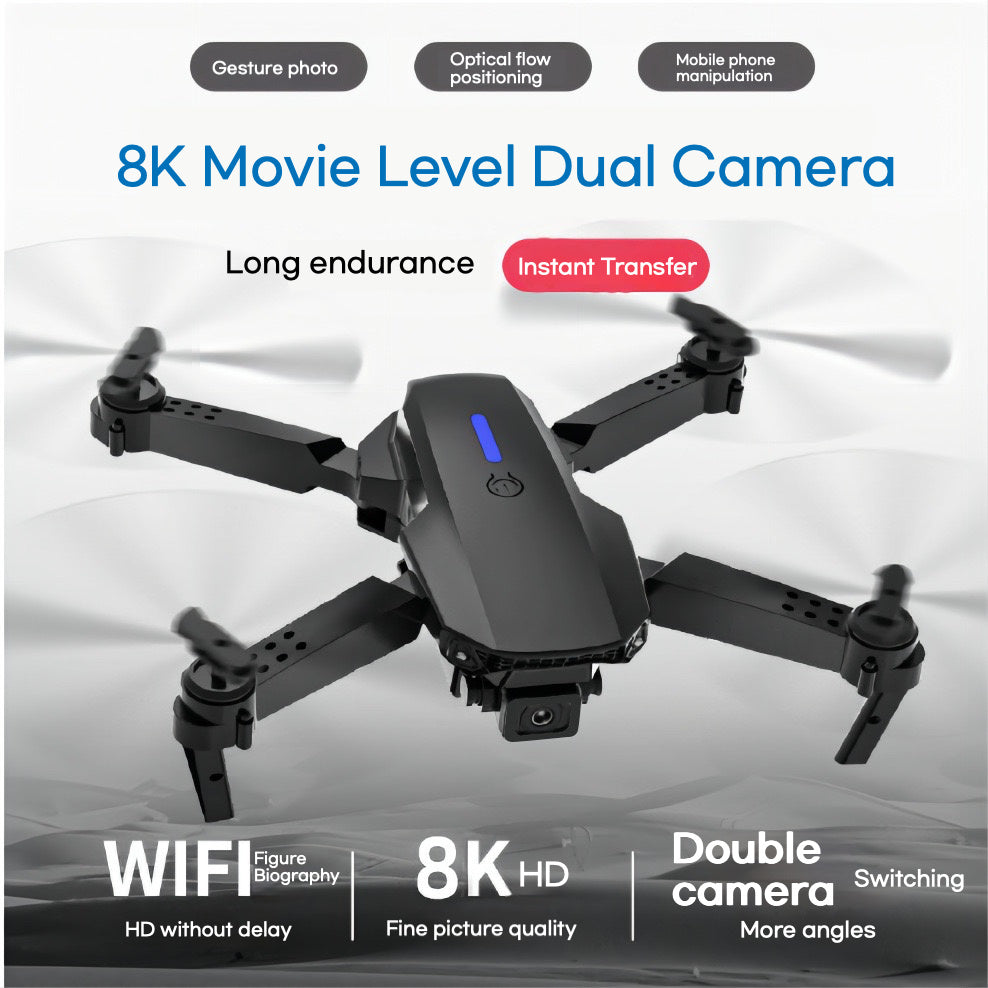 FJE88 Mini Drone - Compact RC Quadcopter with Altitude Hold & Easy Controls