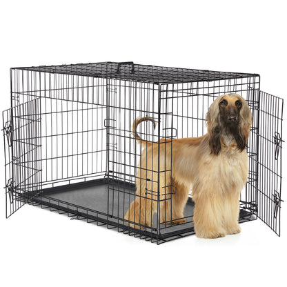 A Dog Cage With Two Doors - DropOnline.co