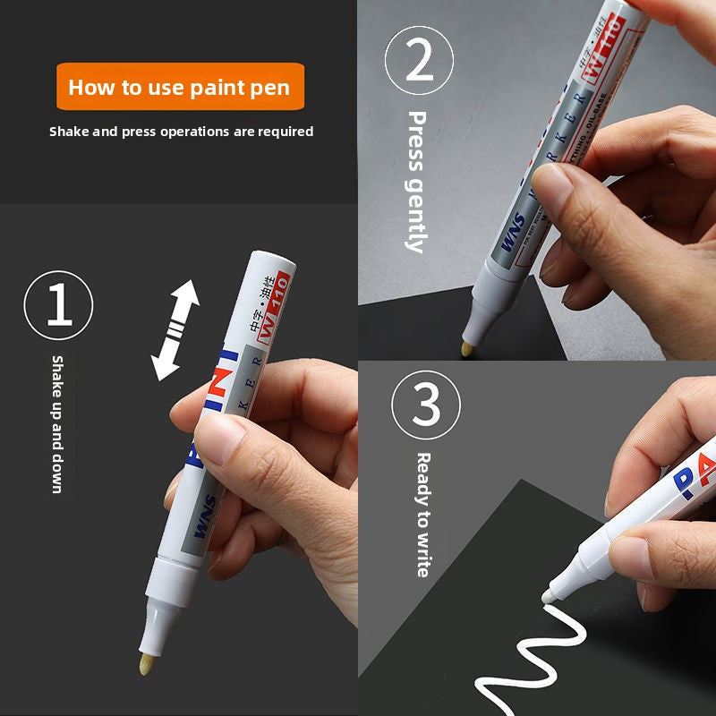 White Paint Markers - Opaque Ink Pens for Dark Surfaces