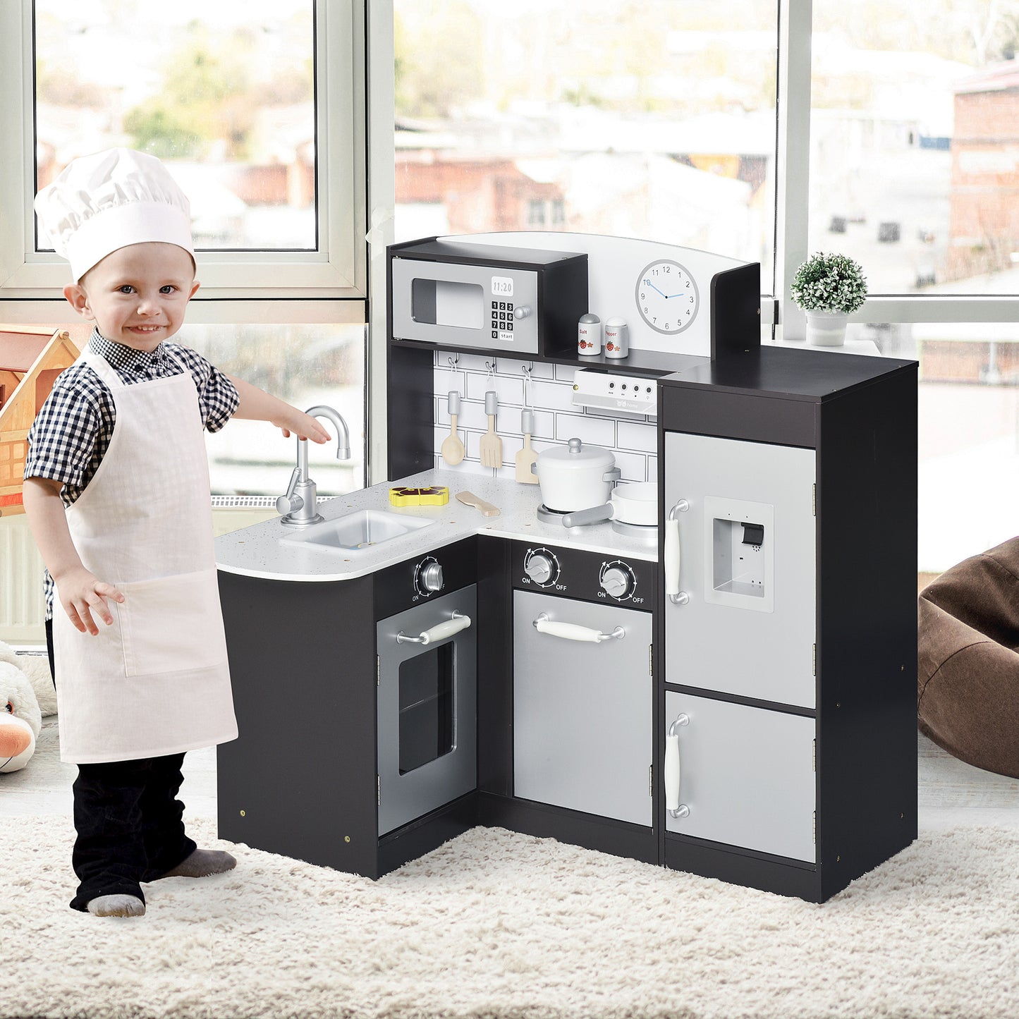 Corner Kids Kitchen Playset