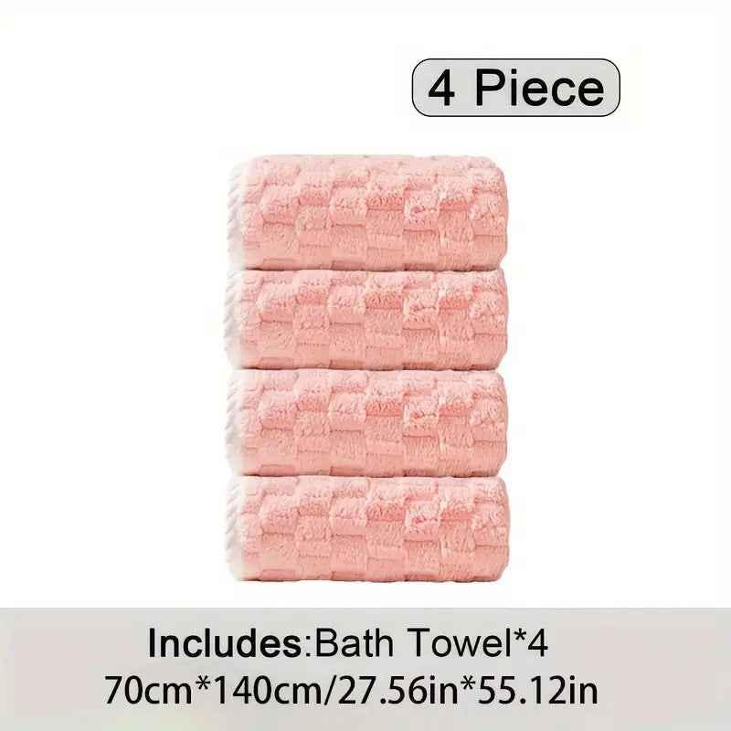 Vacuum Coral Fleece Towels Home Daily Bathroom Bath Towel