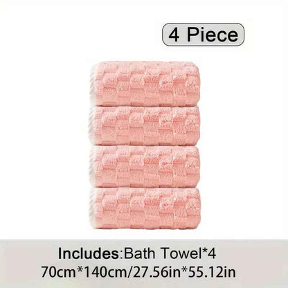 Vacuum Coral Fleece Towels Home Daily Bathroom Bath Towel