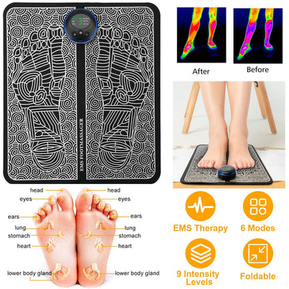 Foot Massage Pad Electric Stimulator Massager - DropOnline.co