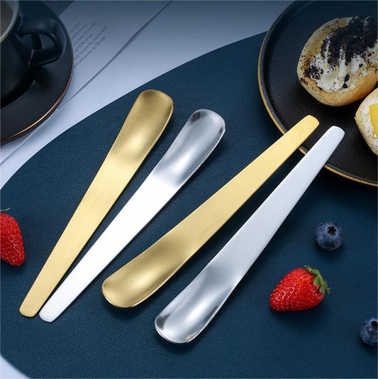 Stainless Steel Coffee Spoon - Golden Dessert & Ice Cream Spoon