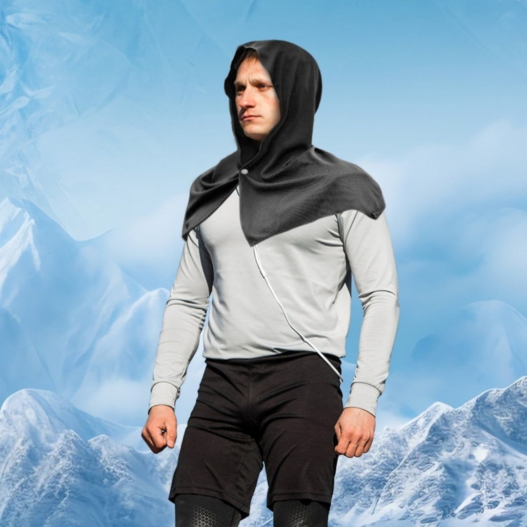 Quick Drying Sports Towel U-shaped Hoodie Cooling Towel Sun Protection Beach Cool Towel For Camping Gym Swimming Running Yoga