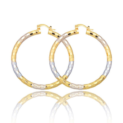 Simple Gold Women's Metal Alloy Earrings - DropOnline.co