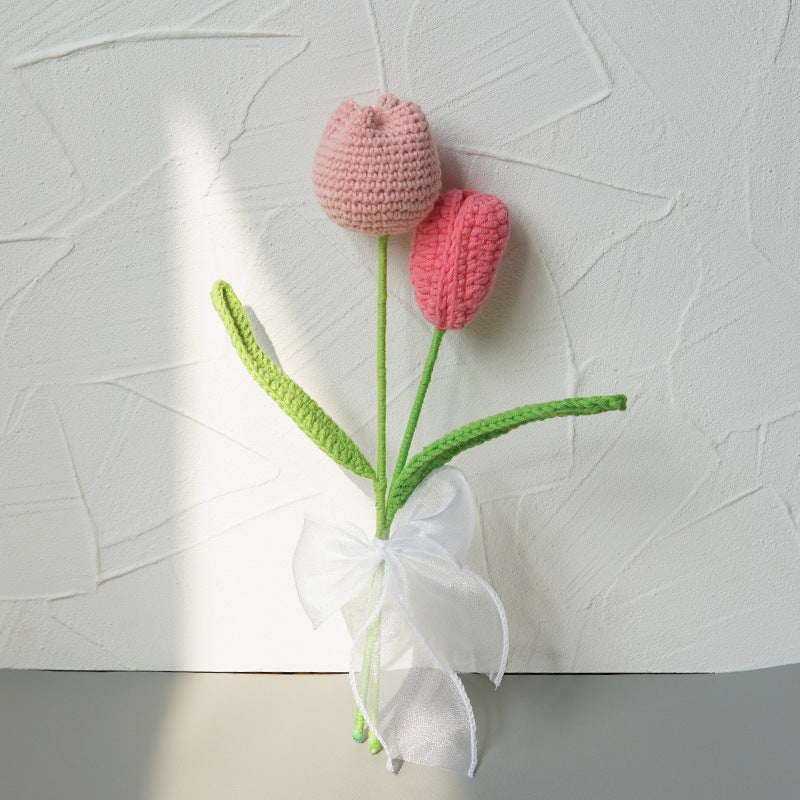 Home Hand-knitting Bouquet Pendant Decoration