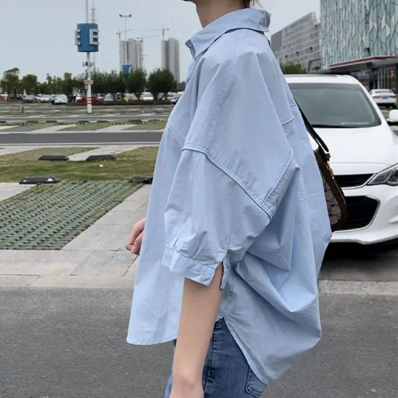 Women's Back-Hole Short Sleeve Shirt - Designer Inspired Style