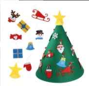 Felt Cloth to Decorate Christmas Tree - DIY Tree Decoration Kit - DropOnline.co
