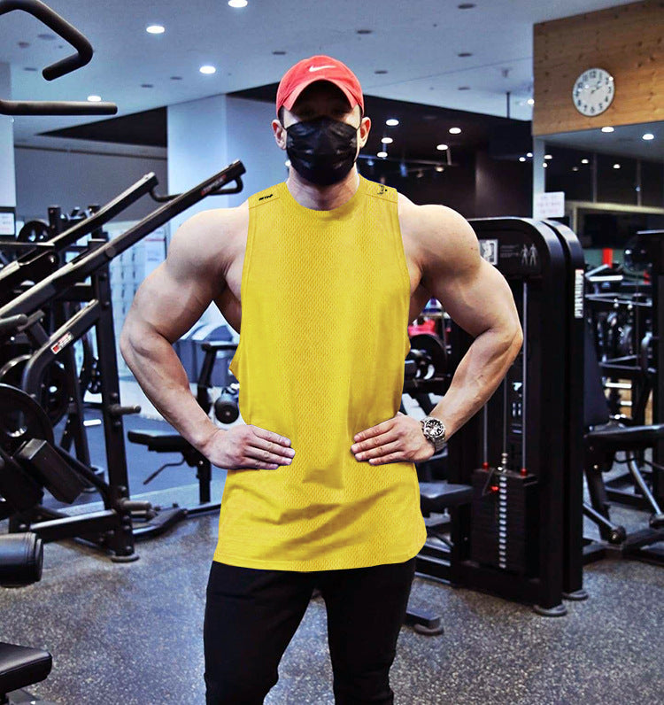 Men's Summer Sports Mesh Undershirt - Quick-Drying Sleeveless Top