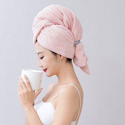 Coral Fleece Quick-drying Water-absorbing And Hair Drying Towel
