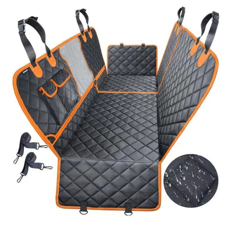 Waterproof Car Pet Seat Cover - Premium Rear Seat Protection Mat for Dogs