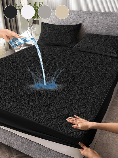 Fitted sheet, size 99X190cm (38.97X74.8 inch), 30cm (11.81 inch) deep pocket. Waterproof, skin-friendly and comfortable, perfect for bedrooms.