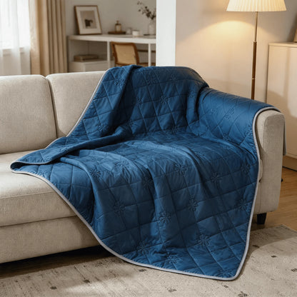 ROSEKIND 1pc Soft Cooling Blanket, 300 GSM, 90*108 Inch, Lightweight & Breathable Cold blanket for  Hot Sleepers, Multifunctional Blanket for Bed Sofa Office Travel, Durable Blanket for All-season Use, Available In 5 Colors A