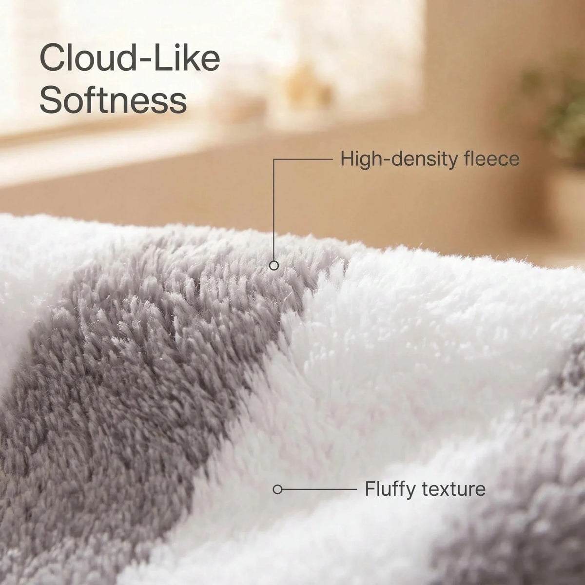 2/4 Pack Striped Soft Fluffy Bath Towel Multi Color Quick Dry