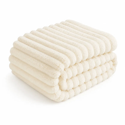 Soft Flannel Blanket Multiple Sizes Available Machine Washable Plush Bed Throw for Sofa Couch Bedroom All Season Home Bedding