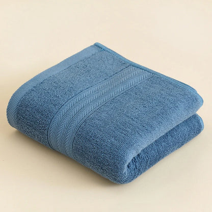 1/4 Pack Soft Cotton Towel Set (35x75cm), Space-Themed Striped Hand Towel