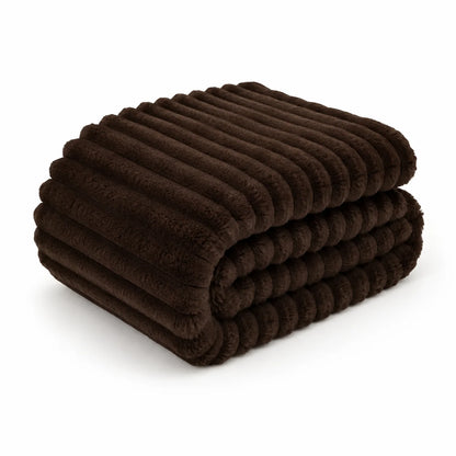 Soft Flannel Blanket Multiple Sizes Available Machine Washable Plush Bed Throw for Sofa Couch Bedroom All Season Home Bedding