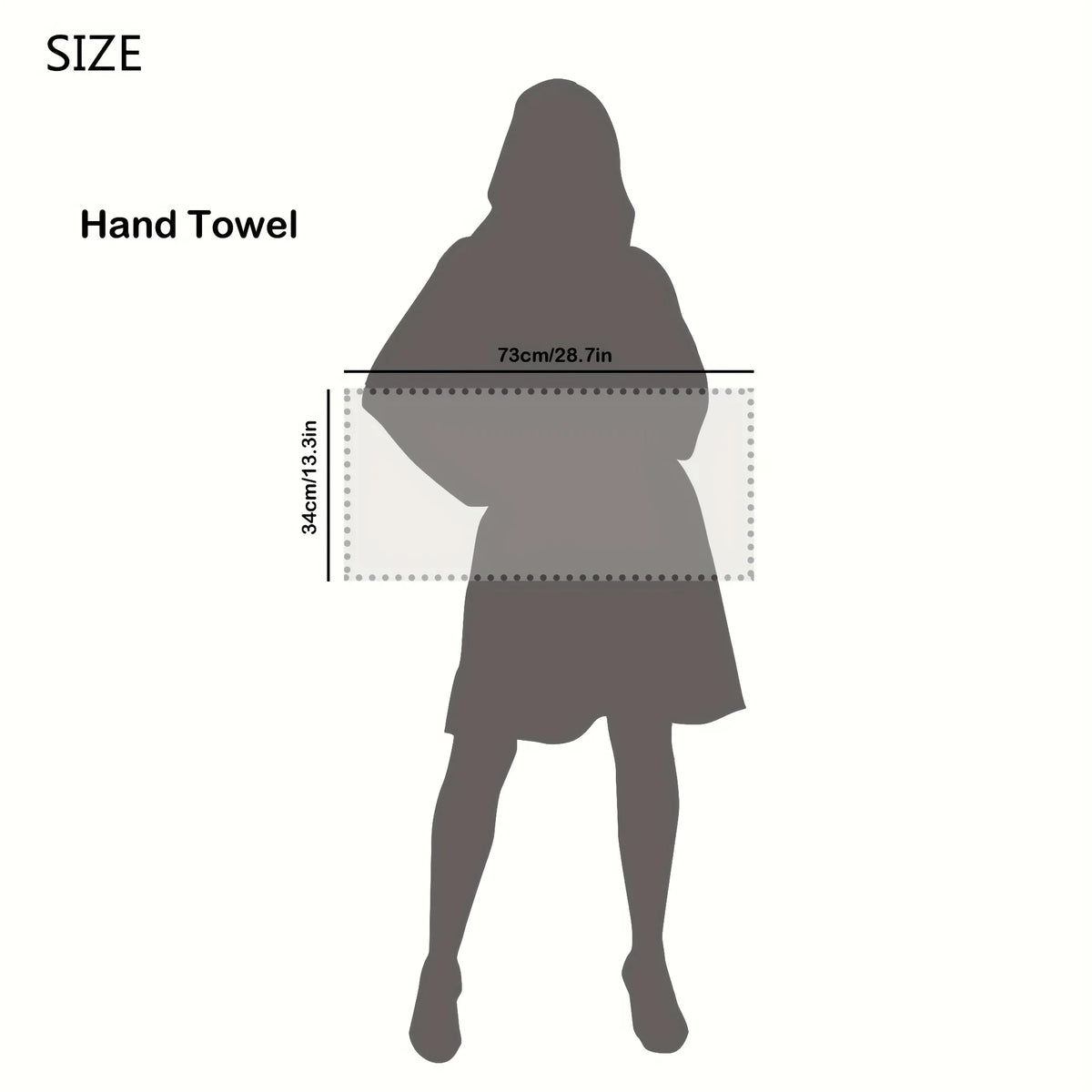 Space-Themed Striped Cotton Hand Towel Set, 4-Pack