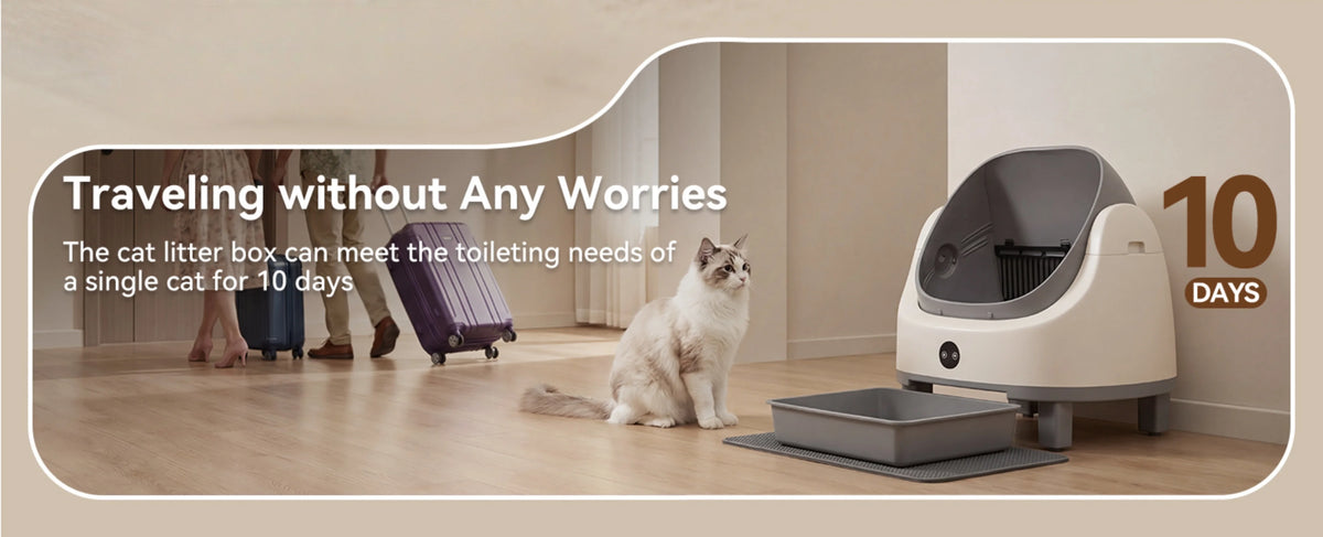 Automatic Self-Cleaning Litter Box, App Control