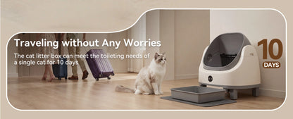 Automatic Self-Cleaning Litter Box, App Control