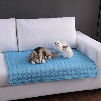 Tapis rafraîchissant pour chien – Couverture rafraîchissante d'été extra large pour chiens et chats