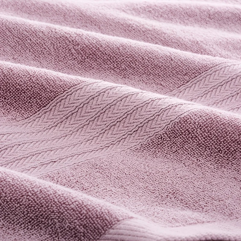 1/4 Pack Soft Cotton Towel Set (35x75cm), Space-Themed Striped Hand Towel