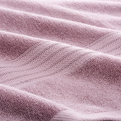 1/4 Pack Soft Cotton Towel Set (35x75cm), Space-Themed Striped Hand Towel