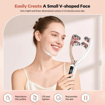 Doge&Vollar Facial & Neck Massager, Rechargeable
