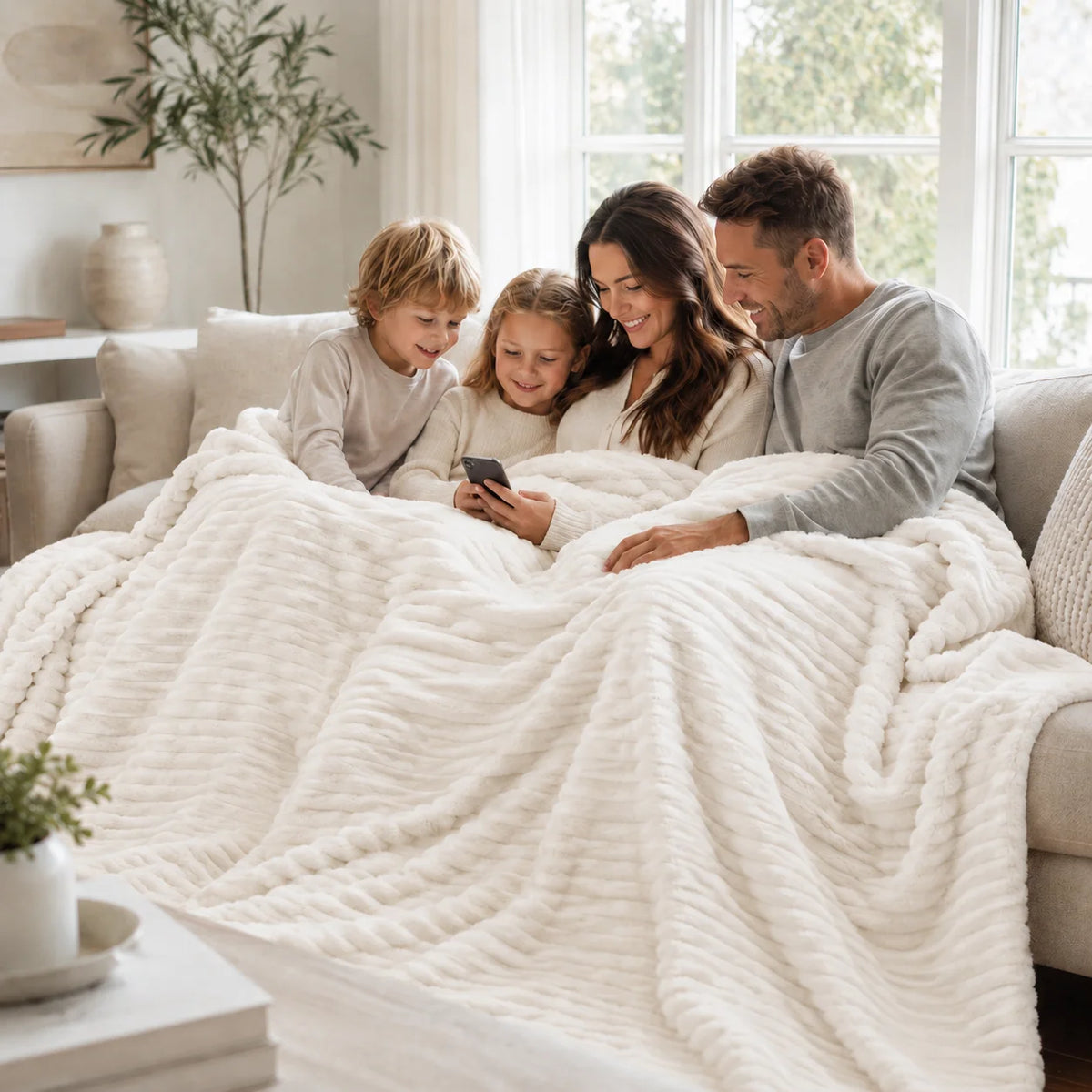 Soft Flannel Blanket Multiple Sizes Available Machine Washable Plush Bed Throw for Sofa Couch Bedroom All Season Home Bedding