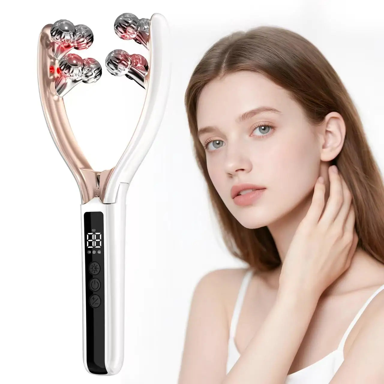 Doge&Vollar Facial & Neck Massager, Rechargeable