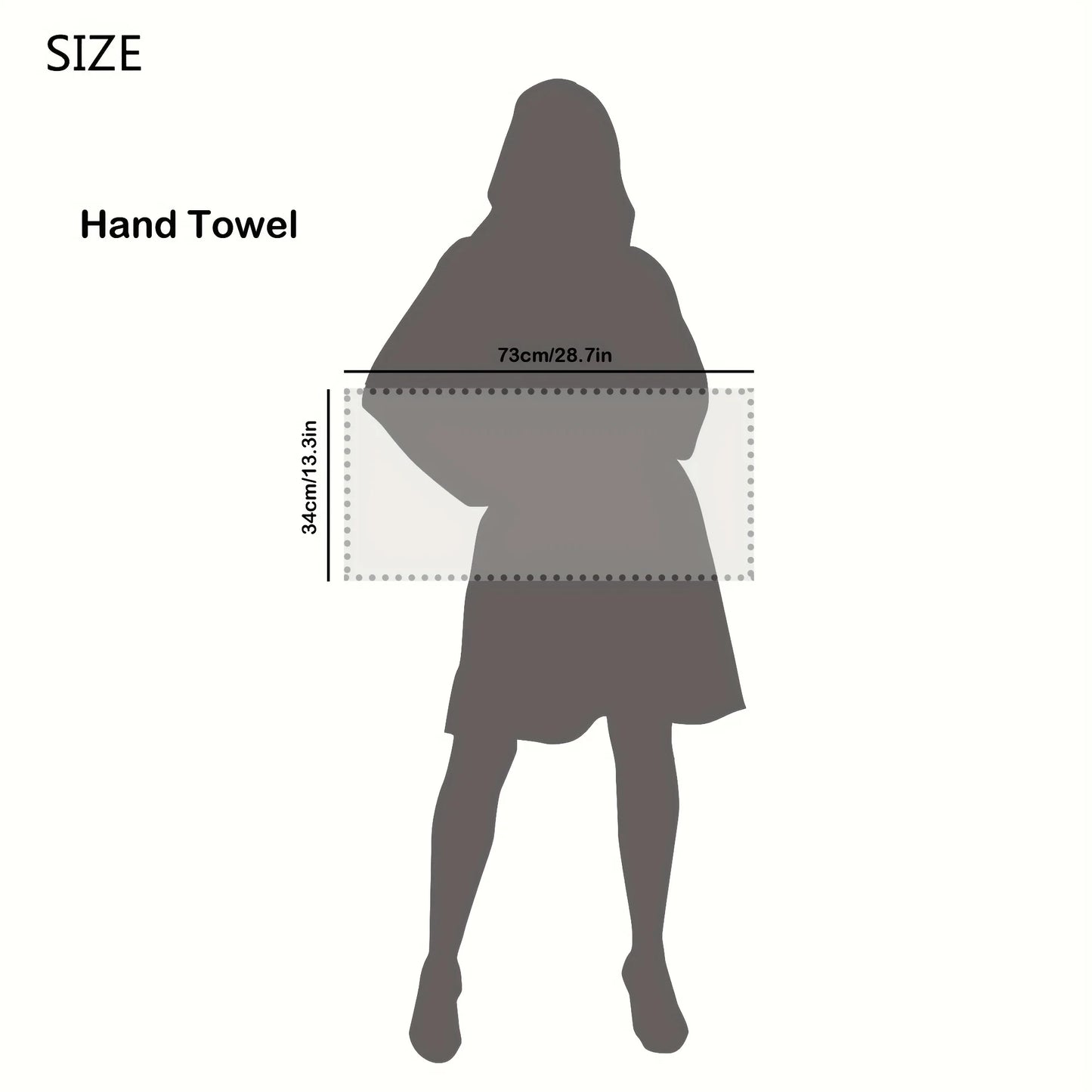 1/4 Pack Soft Cotton Towel Set (35x75cm), Space-Themed Striped Hand Towel