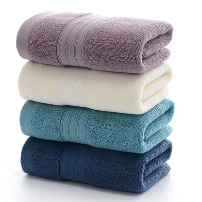 1/4 Pack Soft Cotton Towel Set (35x75cm), Space-Themed Striped Hand Towel