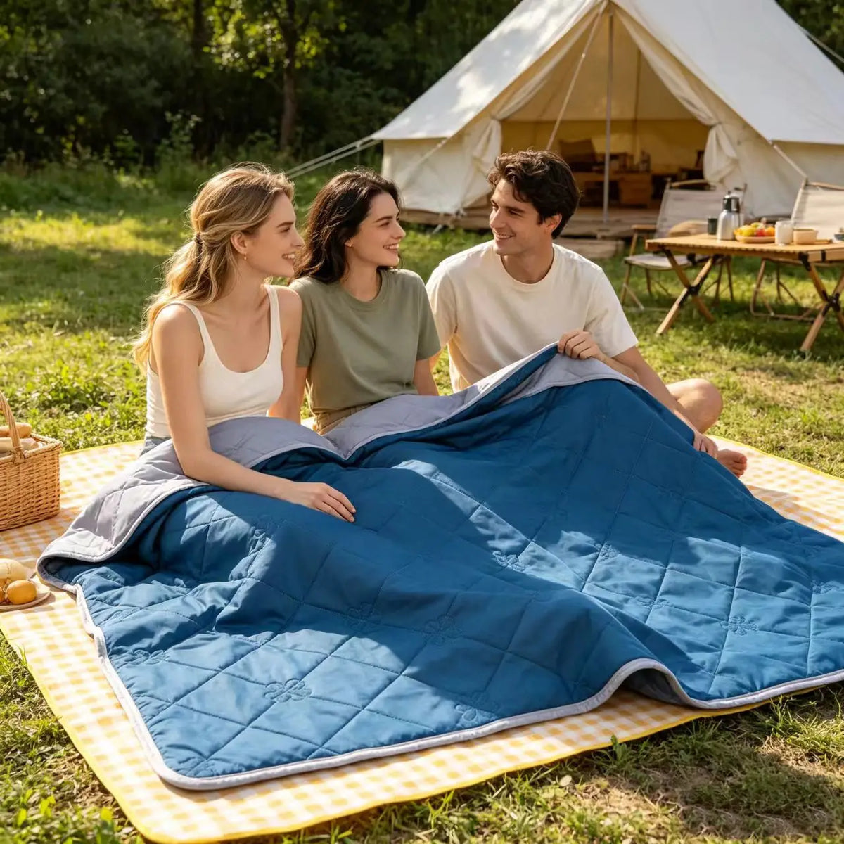 ROSEKIND 1pc Soft Cooling Blanket, 300 GSM, 90*108 Inch, Lightweight & Breathable Cold blanket for  Hot Sleepers, Multifunctional Blanket for Bed Sofa Office Travel, Durable Blanket for All-season Use, Available In 5 Colors A