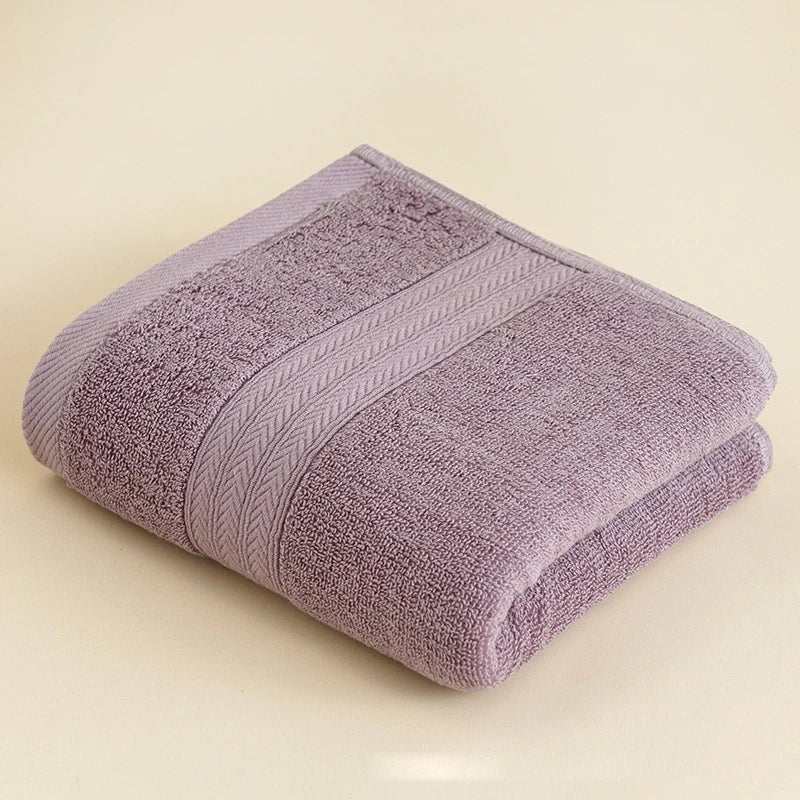 1/4 Pack Soft Cotton Towel Set (35x75cm), Space-Themed Striped Hand Towel