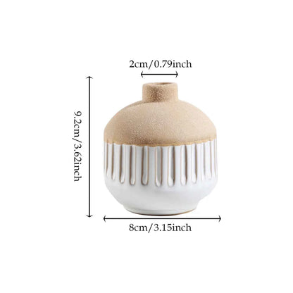 Modern Flower Vases Floral Arrangements Decorative Vases Boho Ceramic Vase for Entryway Dinner Living Room Kitchen Decoration