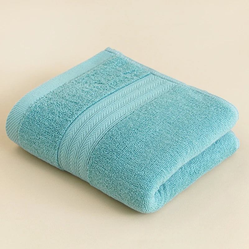 1/4 Pack Soft Cotton Towel Set (35x75cm), Space-Themed Striped Hand Towel