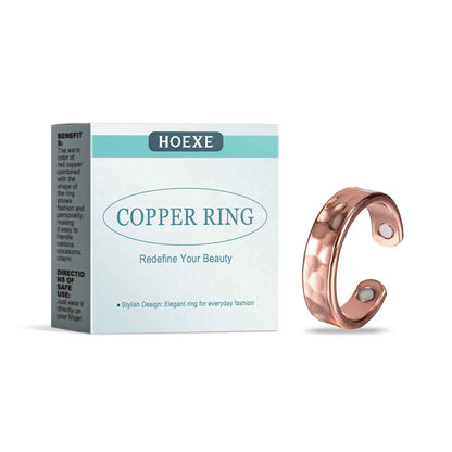 Red Copper Corrugated Ring Beautiful Fashion Accessories Unique Trend Simple Design Everything Decorative Ring