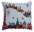 Oreiller décoratif de Noël Père Noël (45,7 cm x 45,7 cm)