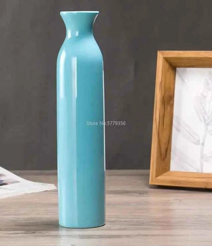 Red Ceramic Vase Blue Wedding Vase Home Decoration Decoration Gifts