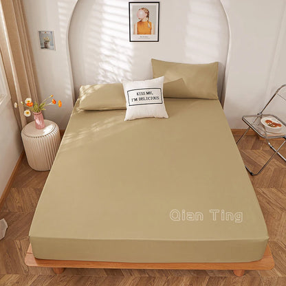 Solid Color Fitted Sheet | 30cm Elastic, Polyester