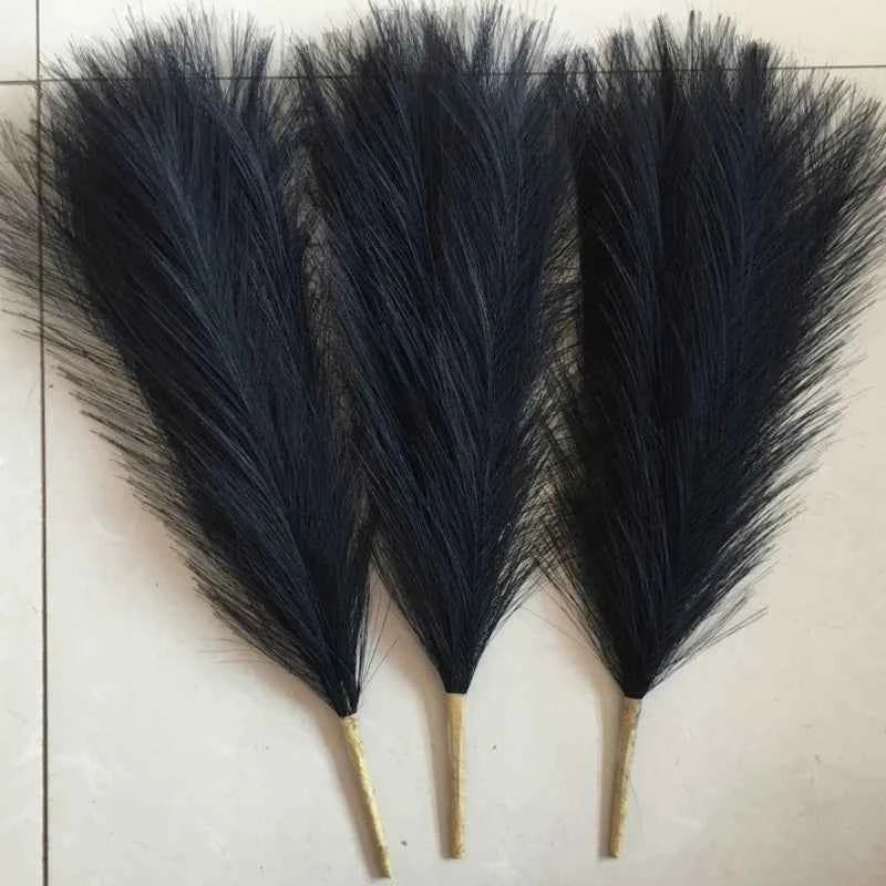 45cm Pampas Grass Simulation  Reed Grass Wedding Decoration Home Bedroom Accessories Wedding Guide Photo PropBackground