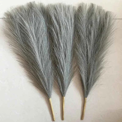 45cm Pampas Grass Simulation  Reed Grass Wedding Decoration Home Bedroom Accessories Wedding Guide Photo PropBackground