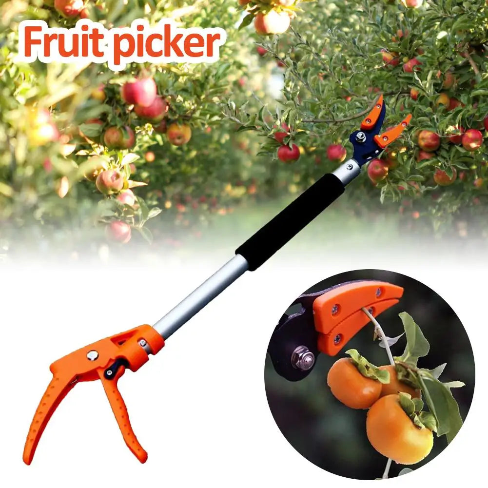 0.6–1M Telescopic Bypass Pruner and Fruit Picker with Max 1/2 Inch Cutting Capacity