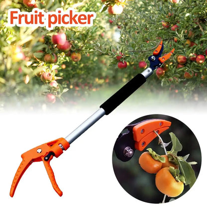 0.6–1M Telescopic Bypass Pruner and Fruit Picker with Max 1/2 Inch Cutting Capacity