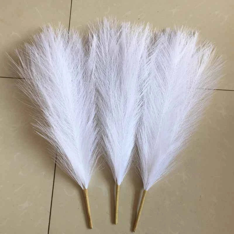45cm Pampas Grass Simulation  Reed Grass Wedding Decoration Home Bedroom Accessories Wedding Guide Photo PropBackground