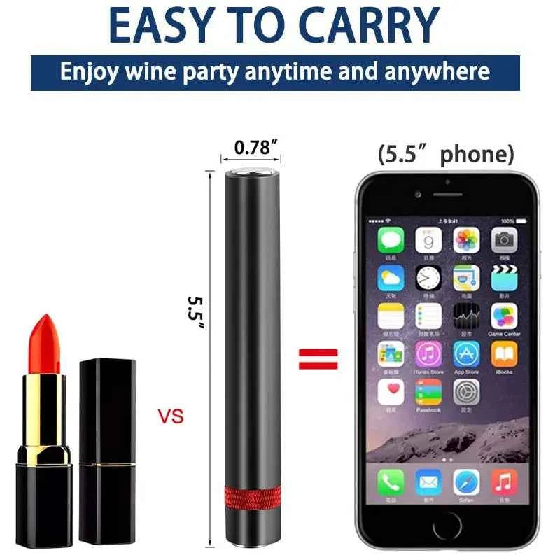 Wine Opener Air Pump Wine Bottle Opener Stainless Steel Pin Cork Remover Air Pressure Corkscrew Kitchen Tools Bar Accessory